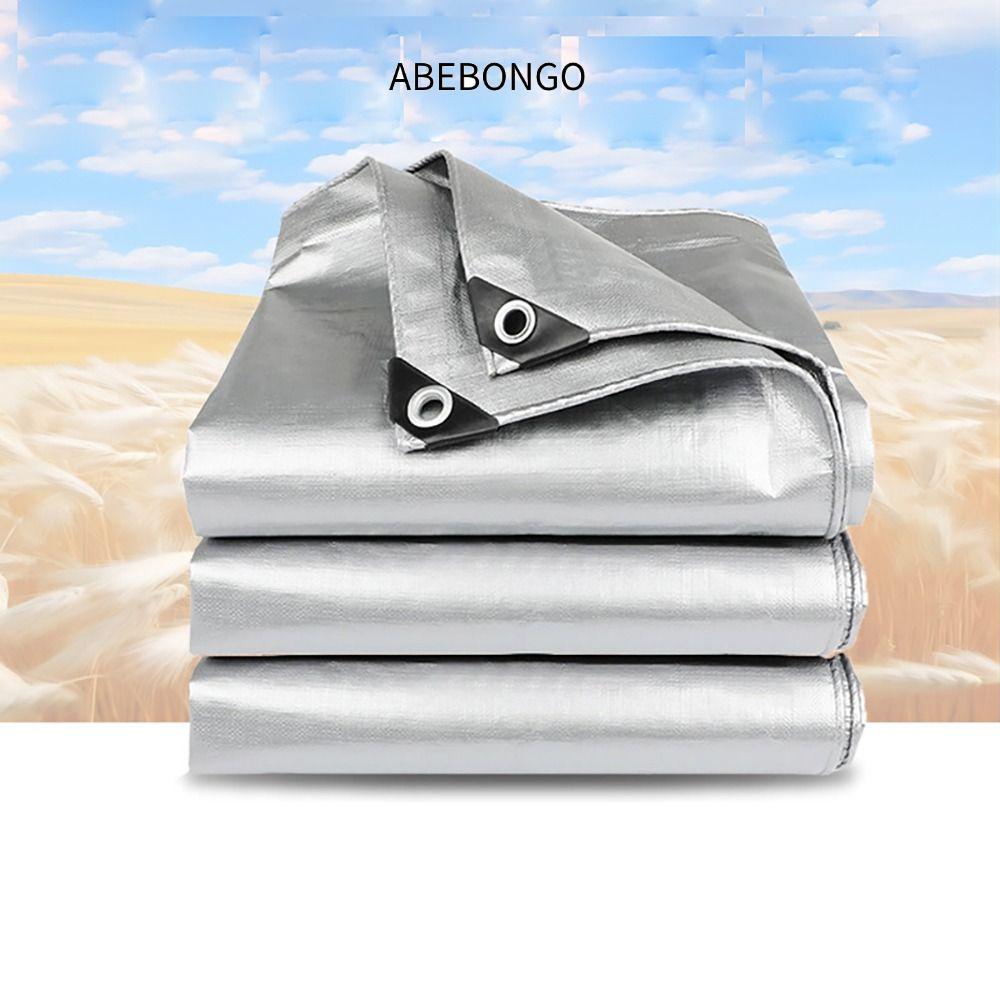 ABEBONGO ผ้าใบกันน้ํา PE, กันสาดกลางแจ้งเรือรถบรรทุกหลังคากันสาดผ้ากันฝน, Sun Shade Camping เต็นท์ 2