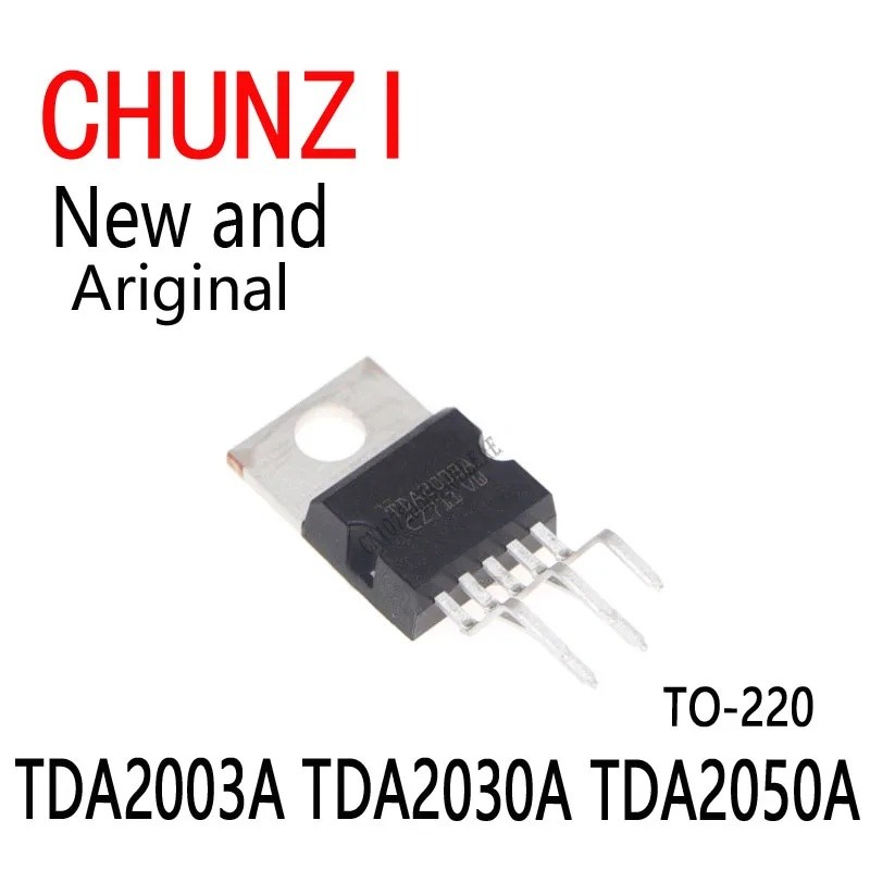 1-5PCS ใหม่และต้นฉบับชิปเครื่องขยายเสียงเดี่ยว TDA2003 TDA2030 TDA2050 TO-220 TDA2003A TDA2030A TDA2