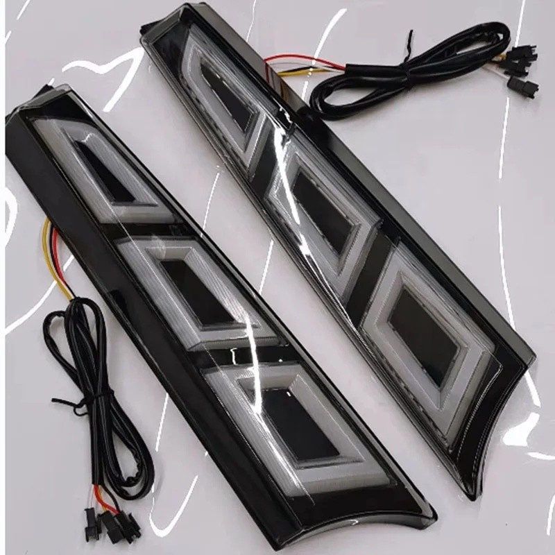 3-Function LED คอลัมน์ด้านหลังโคมไฟ Vellfire Alphard 30 24W Auto รถอุปกรณ์เสริม 6000K สี IP68 12V ไฟ