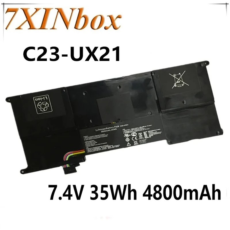 7XINbox C23-UX21 7.4V 35Wh 4800mAh แบตเตอรี่แล็ปท็อปสําหรับ ASUS ZenBook UX21 UX21A UX21E Ultrabook