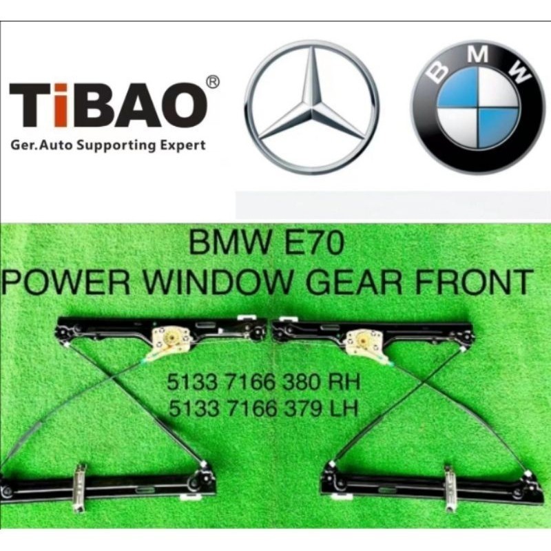BMW E70 X5 35i POWER WINDOW GEAR BRACKET ราคาด้านหน้าสําหรับ 1 อะไหล่รถยนต์