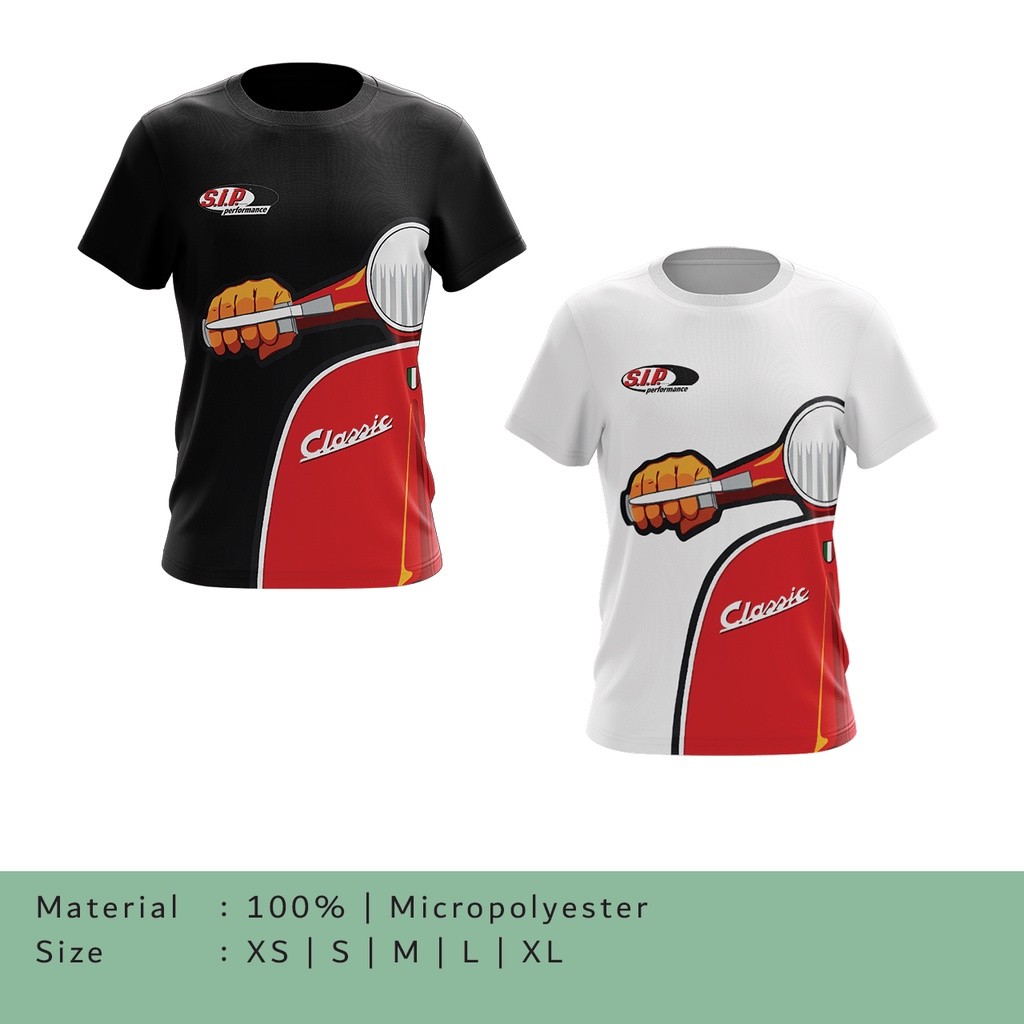 Sip Scooter Classic Tshirt Sublimated Jersey