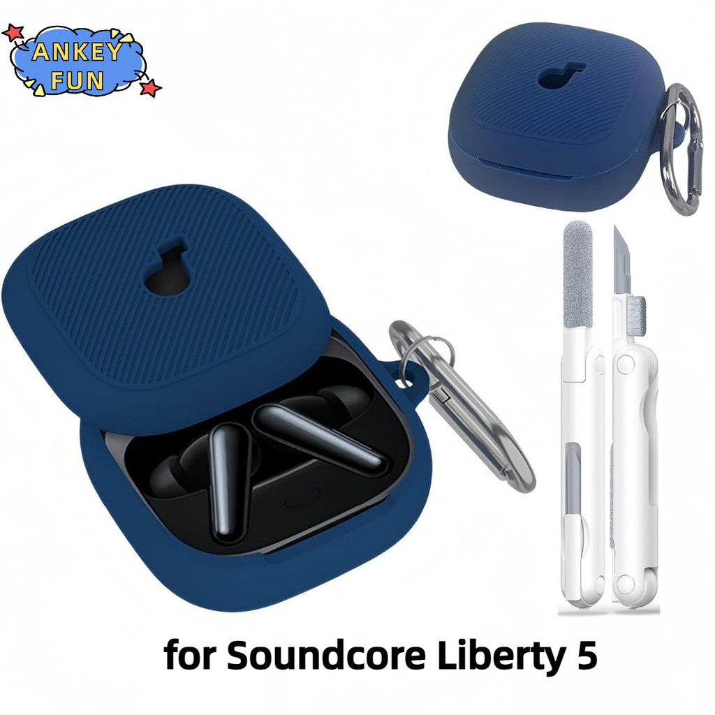 Compatible with Anker Soundcore Liberty 5 Case Bluetooth Earbuds Silicone Protective Case for Soundc