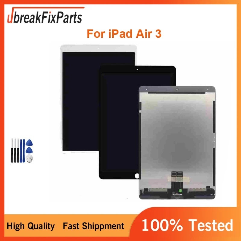 สําหรับ iPad Air 3 Gen A2152 A2123 A2133 จอแสดงผล LCD Touch Screen Assembly เปลี่ยน