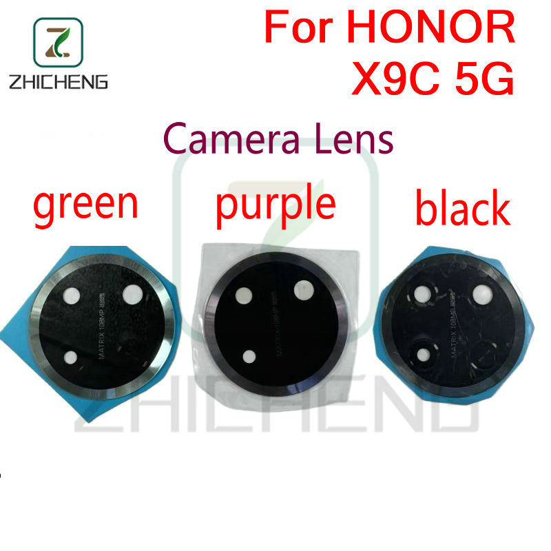 สําหรับ HONOR X9C 5G เลนส์กล้องด้านหลังฝาครอบกระจกเปลี่ยนด้วยสติกเกอร์กาว BRP-NX1