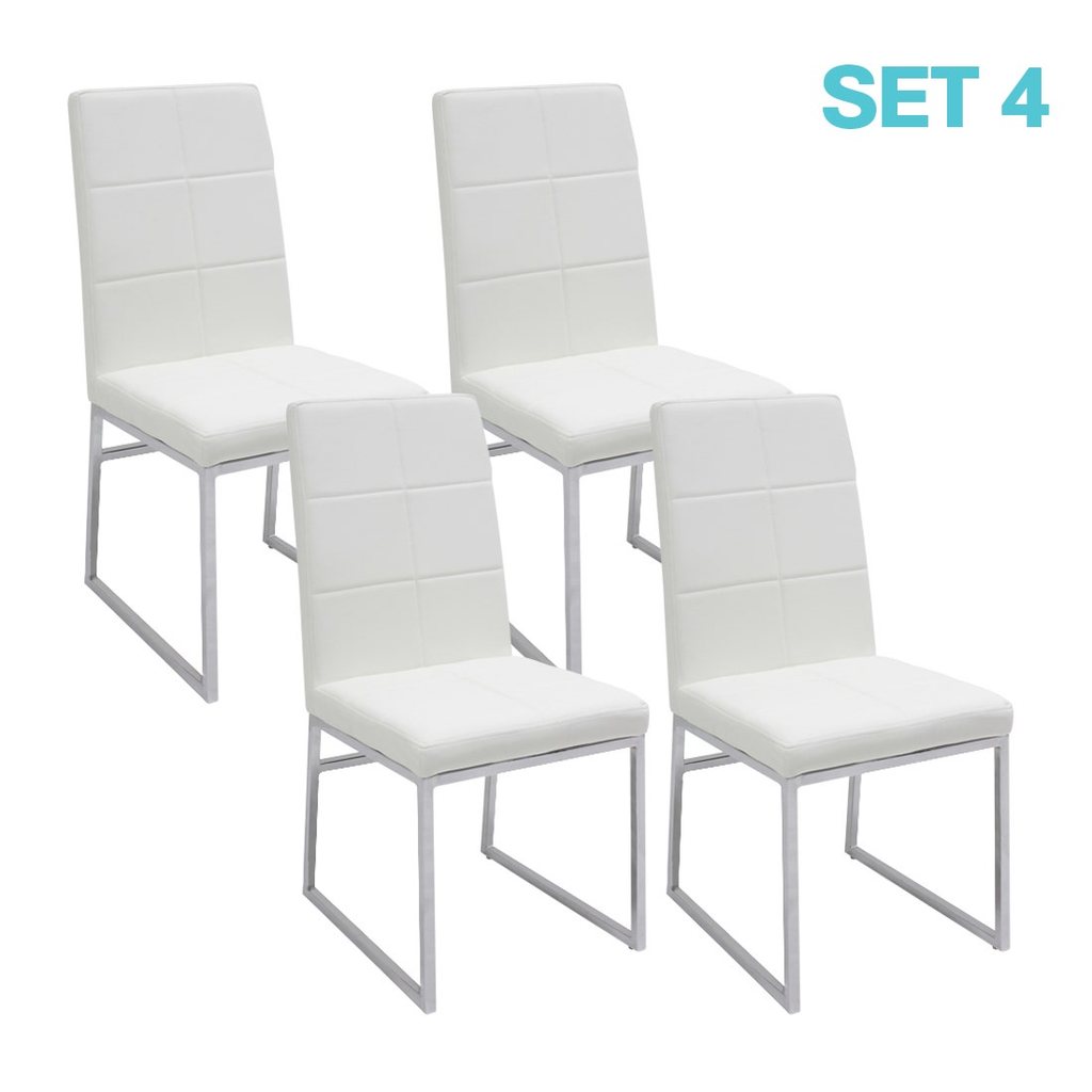 Koncept Furniture เก้าอี้ รุ่น Talk สีขาว x4 แบรนด์ KONCEPT FURNITURE