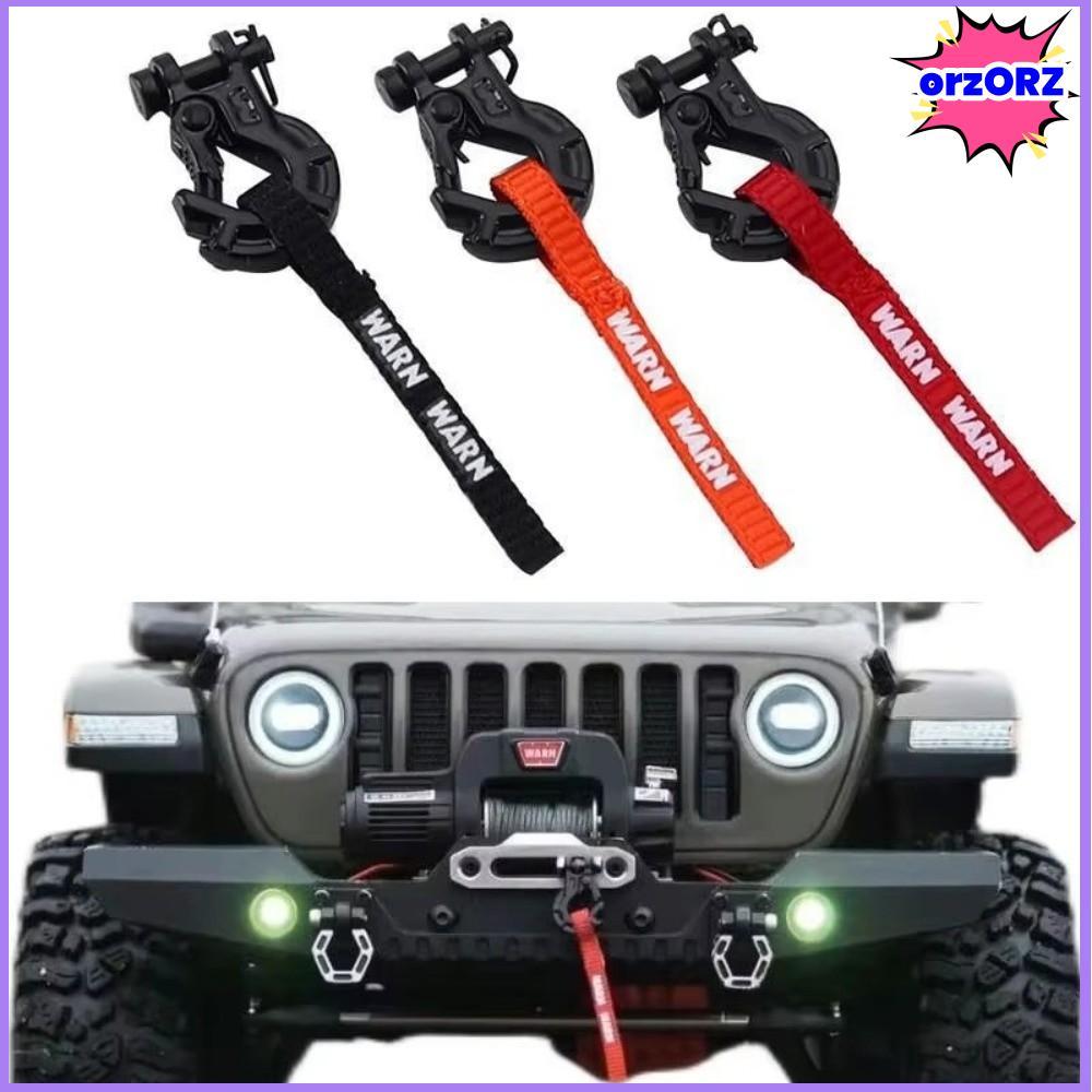 ORZORZ RC Winch Hook, Winch ดึงสายแท็ก 1/10 Scale Winch ดึงสาย,ทนทานอุปกรณ์เสริมอะไหล่อัพเกรดตกแต่งอ