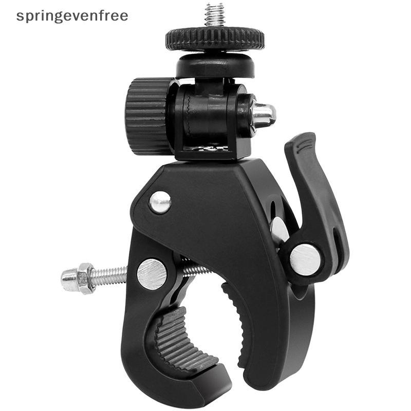 Springevenfree Quick Release สกรู Clamp Bracket จักรยาน Handlebar Mount 1/4 ขาตั้งกล้องสําหรับกล้อง DV th