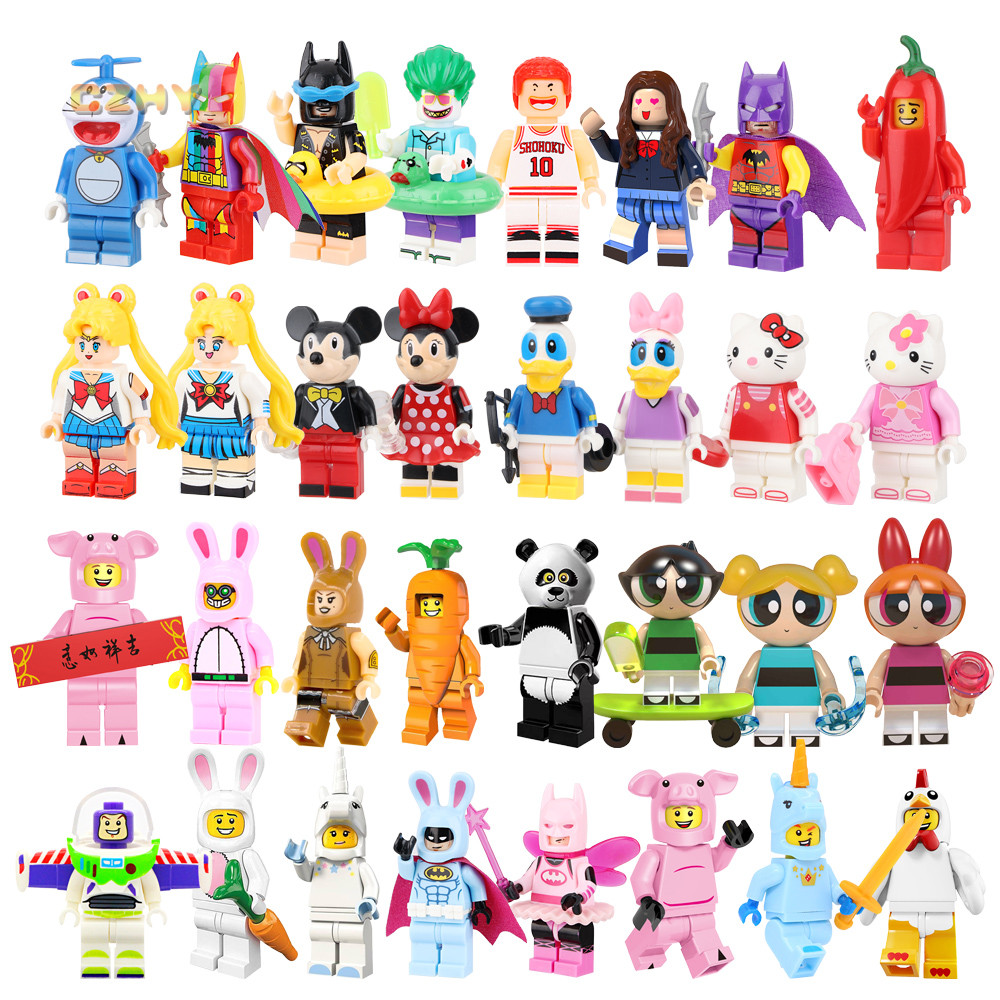 ตัวเลขสะสม CMF Building Blocks การ์ตูน Mini Kangaroo Toucan กระต่ายแมวตุ๊กตาของเล่น