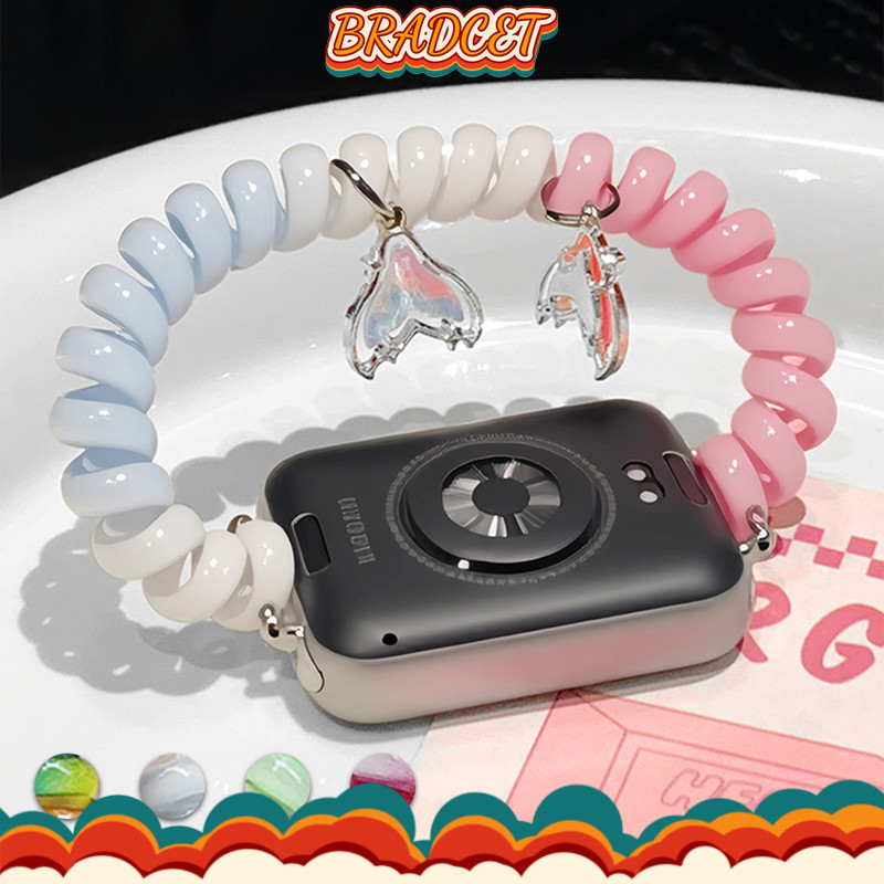 สายรัดข้อมือโซโล่ ลูป สแคร์ชี TPU แถบยืด for Smartwatch Redmi Watch 6 Active/Lite/6 5 4 for Xiaomi Mi Band 10 9 8 Pro