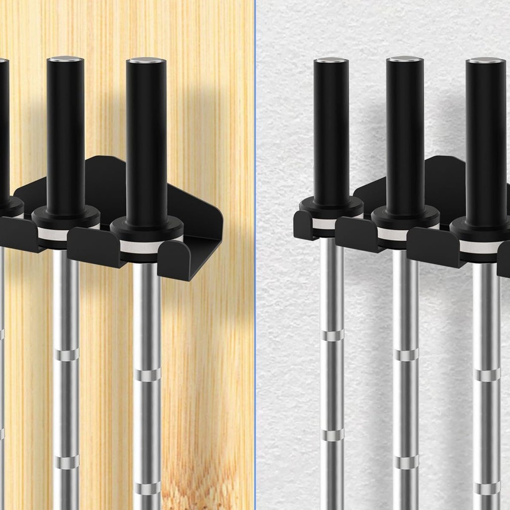 แนวตั้ง Barbell Storage Rack Compact Wall Mounted Barbell Rack Sturdy Slim สําหรับ Weightlifters, Ho