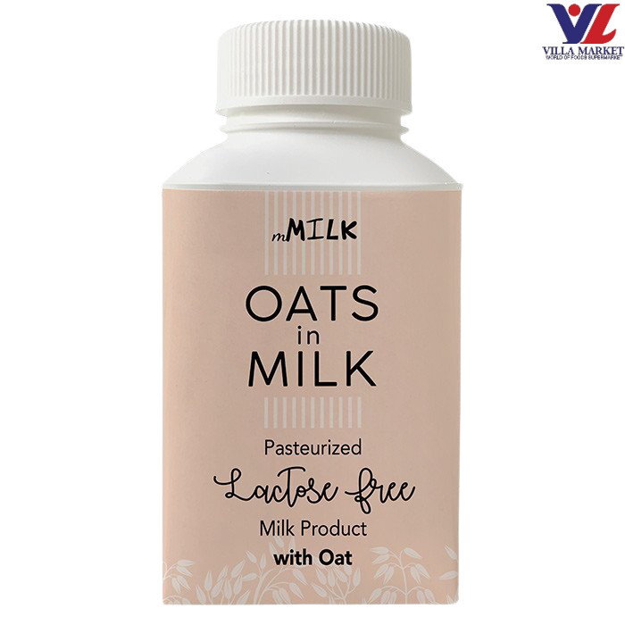 M Milk Oats In Milk Lactose Free 190 Ml. เอ็มมิลค์ ผสมโอ๊ต แลคโตสฟรี 190 มล.