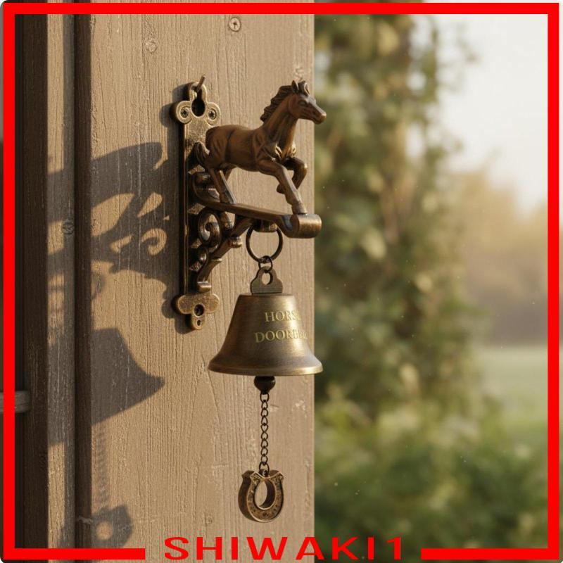 [Shiwaki1] Running Horse Entry Chime Equestrial Farmhouse Horse Chime Mechanical Function Design Doo