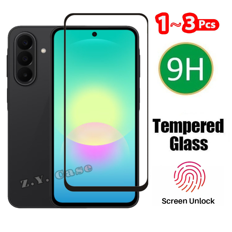 กระจกนิรภัยสําหรับ Samsung Galaxy A27 A37 A57 A56 A36 ป้องกันหน้าจอ 9D 9H High Clear คลุมทั้งหมดฟิล์มป้องกัน