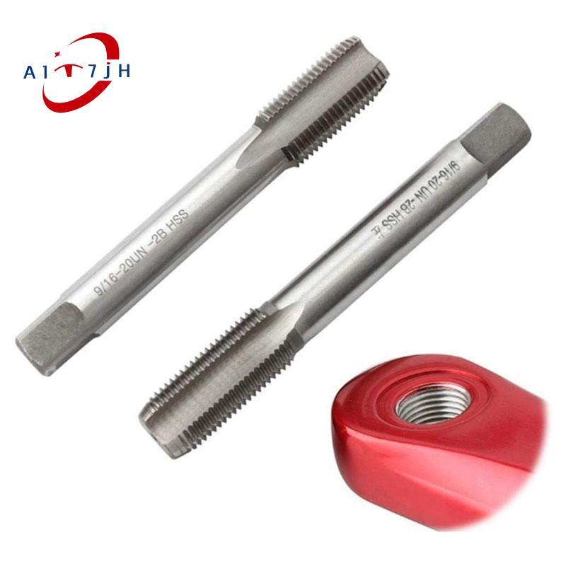[ใหม่ A7A]สําหรับก๊อกเกลียวซ่อมข้อเหวี่ยงจักรยาน, 1 คู่ HSS Tap Set- ซ้ายและขวา 9/16"- 20 สําหรับรอบ