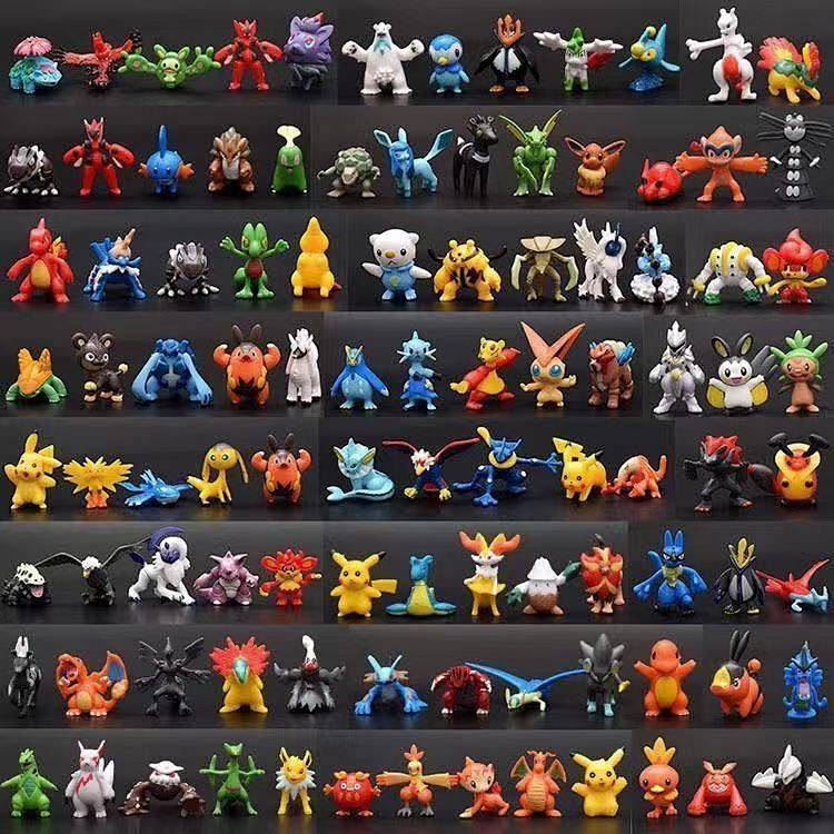 144 Pet Elf Garage Kits Ornaments Pokémon Doll Pikachu Toy Gift kj8J