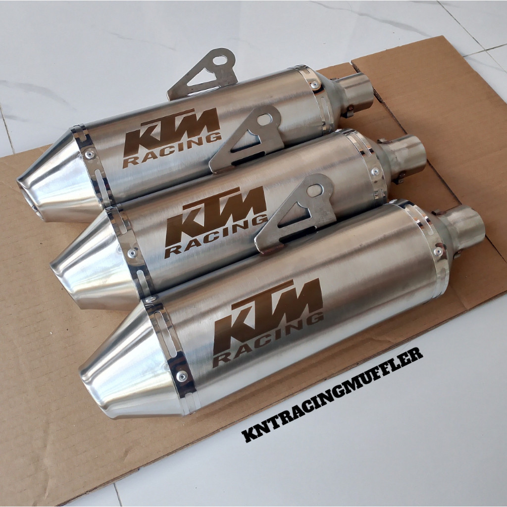 KTM racing 38mm Canister - Exhaust Canister Muffler เท่านั้น