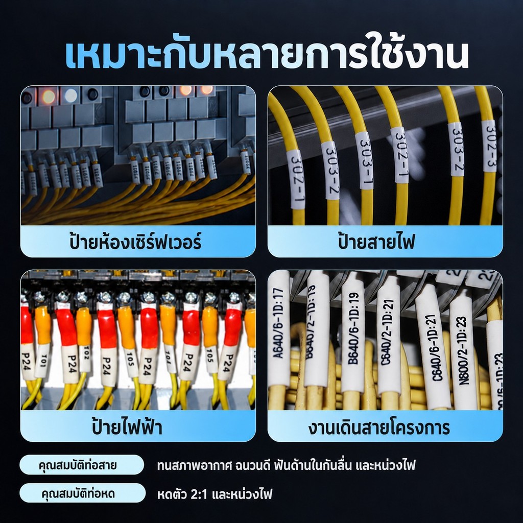 NIIMBOT طابعة أكمام كابلات وأنابيب انكماش C1 ‏300DPI — صورة 2