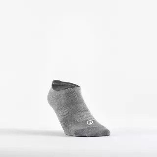 Decathlon Low Sports Socks Tri-Pack Rs 160 ถุงเท้ากีฬาหุ้มข้อรุ่น Rs 160 แพ็ค 3 คู่ - Grey