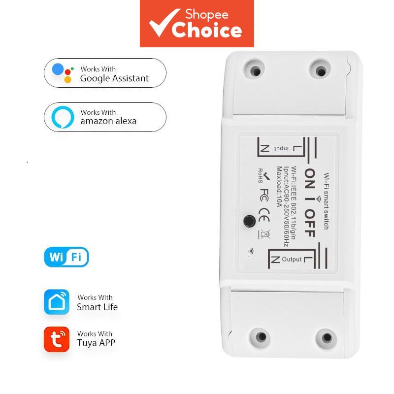 สวิตช์อัจฉริยะ Axus Universal Breaker Timer Smart Life APP การควบคุมไร้สายทํางานร่วมกับ Alexa และ Google Home DIY WiFi
