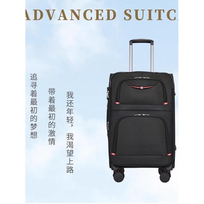Swiss Army Knife 20 Boarding Trolley Case 22 กระเป๋าเดินทาง 24 Travel 26 หนา 93 ซม.ผ้า Oxford ชายเงี