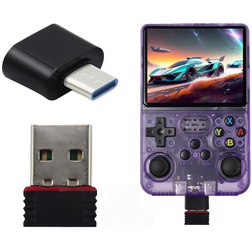 ตัวรับสัญญาณ WiFi ที่ใช้งานได้และชุดอะแดปเตอร์ Type-C OTG สําหรับ R36S, RTL8188FTV WiFi Dongle, เข้า