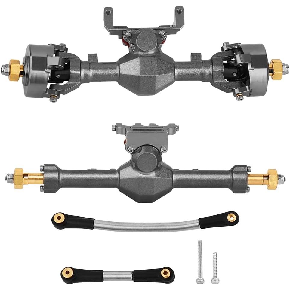 เพชรรูปร่าง SCX24 อลูมิเนียมเพลาอัพเกรดสําหรับ Axial SCX24 Deadbolt C10 JLU Gladiator Bronco 1/24 RC