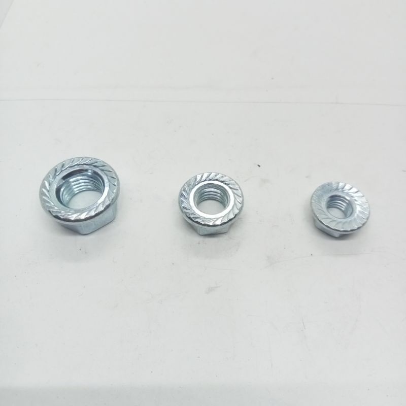 Nuts Flange Nut Cap M6 Bolt 10 M8 Bolt 12 M10 Bolt 14 Original Steel ขายส่ง