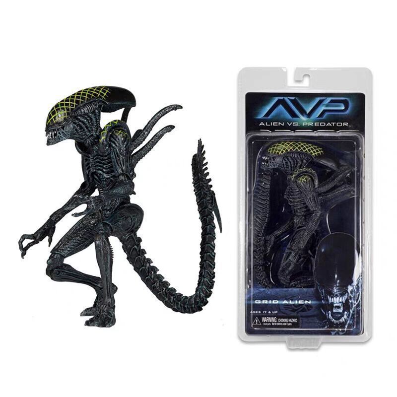 【พร้อมส่ง】predator figure model neca 铁血战士 手办 人偶 feral ฟิกเกอร์ Ultimate Elder Predator mask scar mod