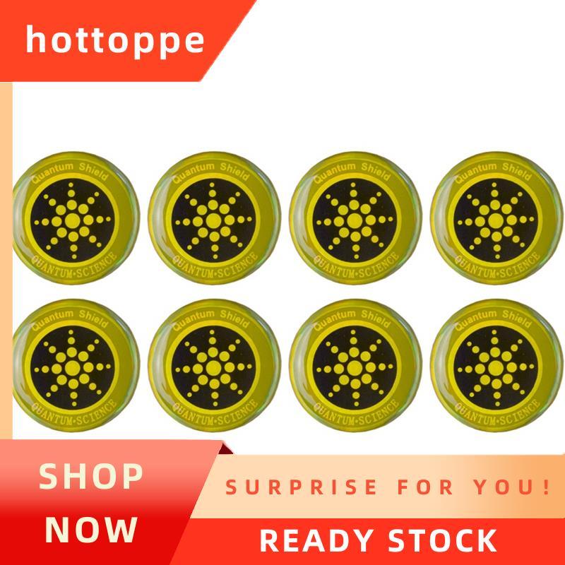hottoppeป้องกันรังสี EMF สติกเกอร์ป้องกันรังสี 8 ชิ้น Blocker สติกเกอร์ป้องกัน EMF ป้องกันรังสี