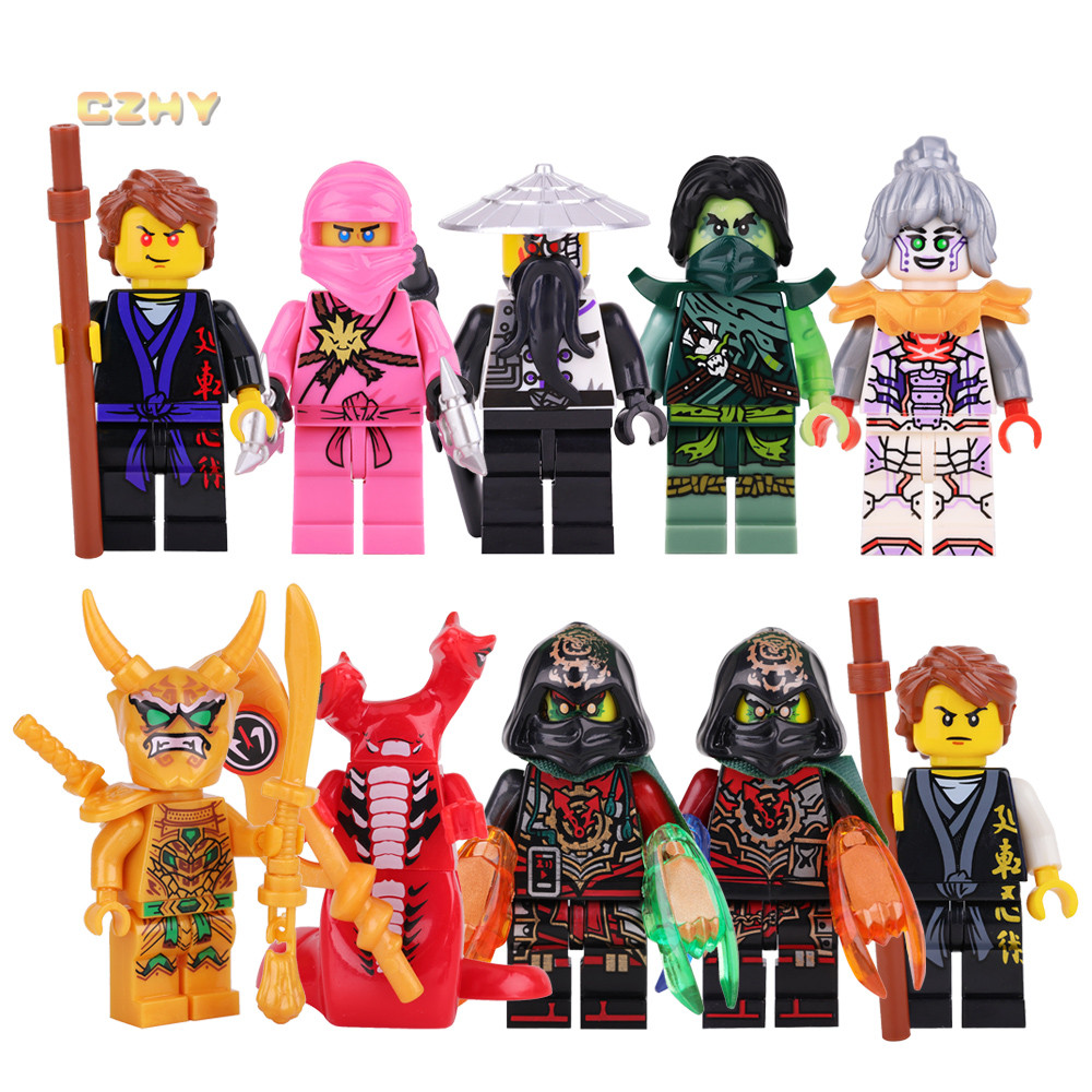 Building Blocks Jay Cole Zane Nya Lloyd Snake Skylor Kai Ninjagings ของเล่นเด็กของขวัญ