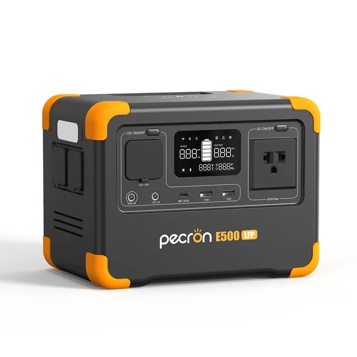 Pecron E500LFP Portable Power Station 600W/576Wh เครื่องสำรองไฟ (UPS) LiFePo4 รับประกัน 2ปี
