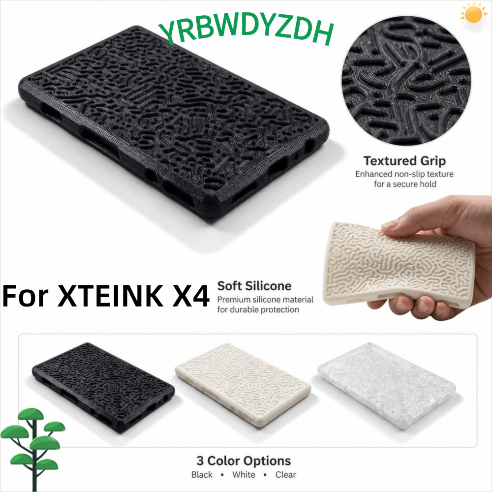 CRBWDK EBook Reader, ยืดหยุ่น Soft Shell E-Reader Cover, น้ําหนักเบาซิลิโคน Reader ป้องกันสําหรับ XT