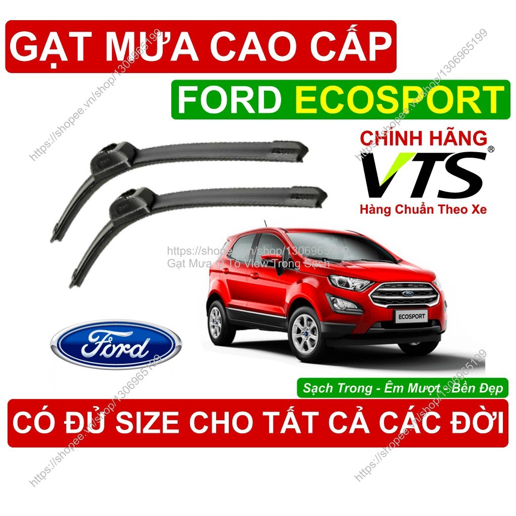 VTS ที่ปัดน้ําฝนสําหรับ Ford Ecosport, ที่ปัดน้ําฝน Ford Ecosport คู่, ทุกขนาดสําหรับรุ่น Ford Ecosp