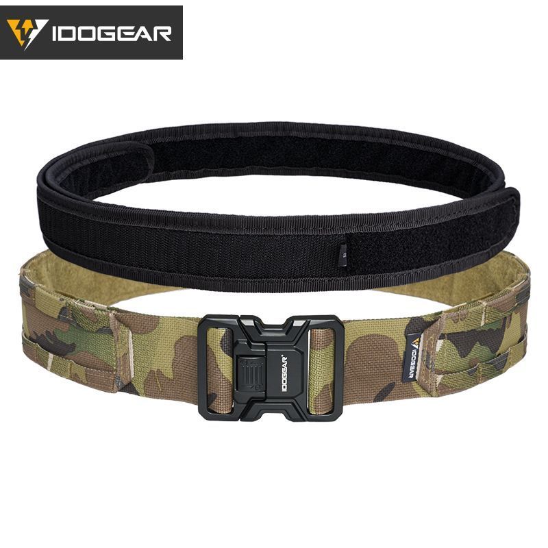 IDOGEAR แมงป่องเหล็กขนาดเล็กสไตล์ใหม่หัวเข็มขัดโลหะ 2 นิ้ว Ronin Tactical Girdle molle Webbing CS เข