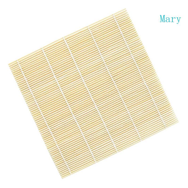 Mary Kitchen Sushi Mat Sushi Roller Bamboo Sushi Rolling Mat Maker Square Maker