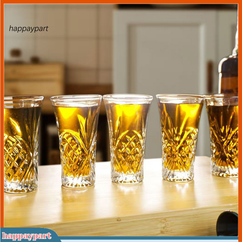 แฮปเปียพาร์ท|  1/2/4 ชิ้น 60ml Heavy Base Shot แว่นตาสําหรับ Tequila วิสกี้วอดก้า Liqueur – ถ้วยขนมเ