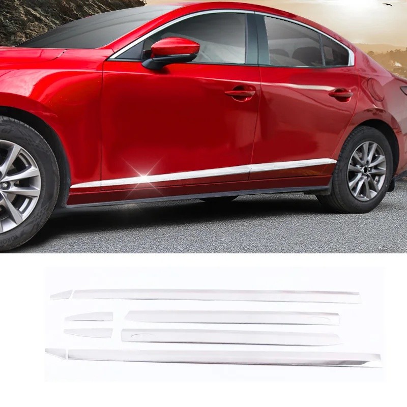 ลดราคา ชุดตัวถังรถยนต์สําหรับ Mazda 3 Axela Mazda6 Atenza Cx-5 Cx-30 2012-2023 ประตูขอบชุดตกแต่งป้อง