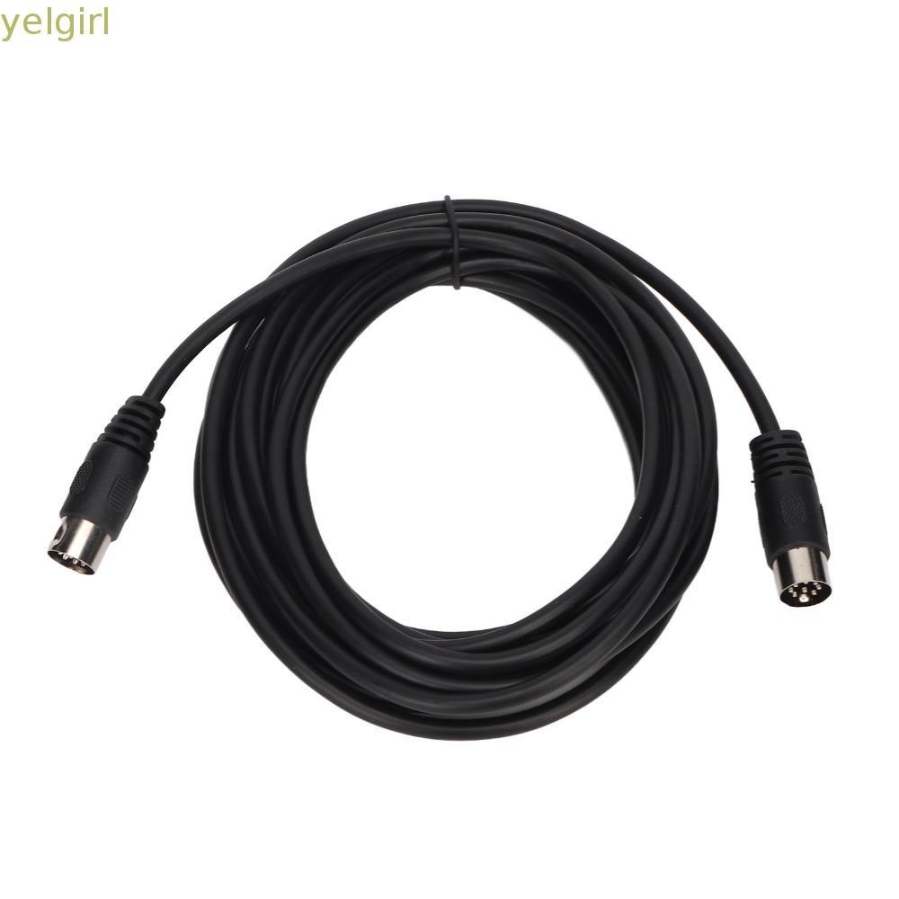 YELGIMY DIN 8Pin Male to DIN 8Pin Male, 5m/16.4ft ความแม่นยําสูง DIN 8Pin to DIN 8Pin Cable, Plug an