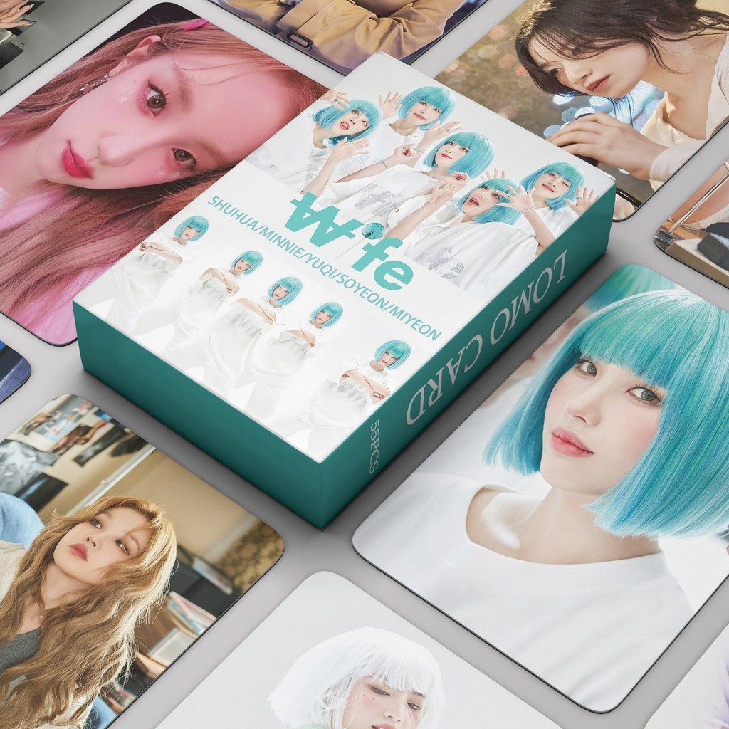 55 การ์ด GIDLE การ์ดเล็ก Ye Shuhua MINNIE Yuqi Xiaojuan Meiyan