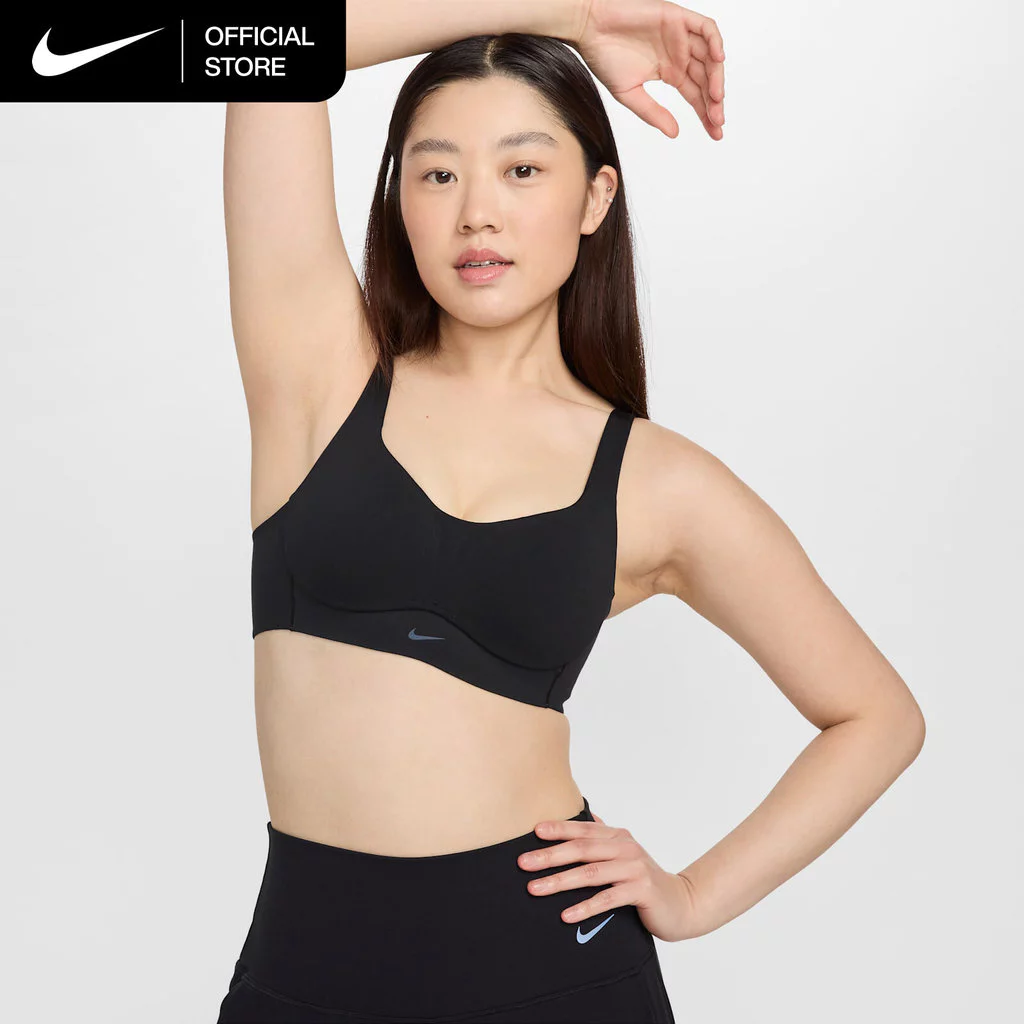 Nike Women's Alate High Support Padded Convertible Sports Bra Sports Bra - Black [FJ2764-010]