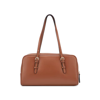 GUESS กระเป๋า รุ่น LG186609 JUSTINA SHOULDER SATCHEL สีน้ำตาล
