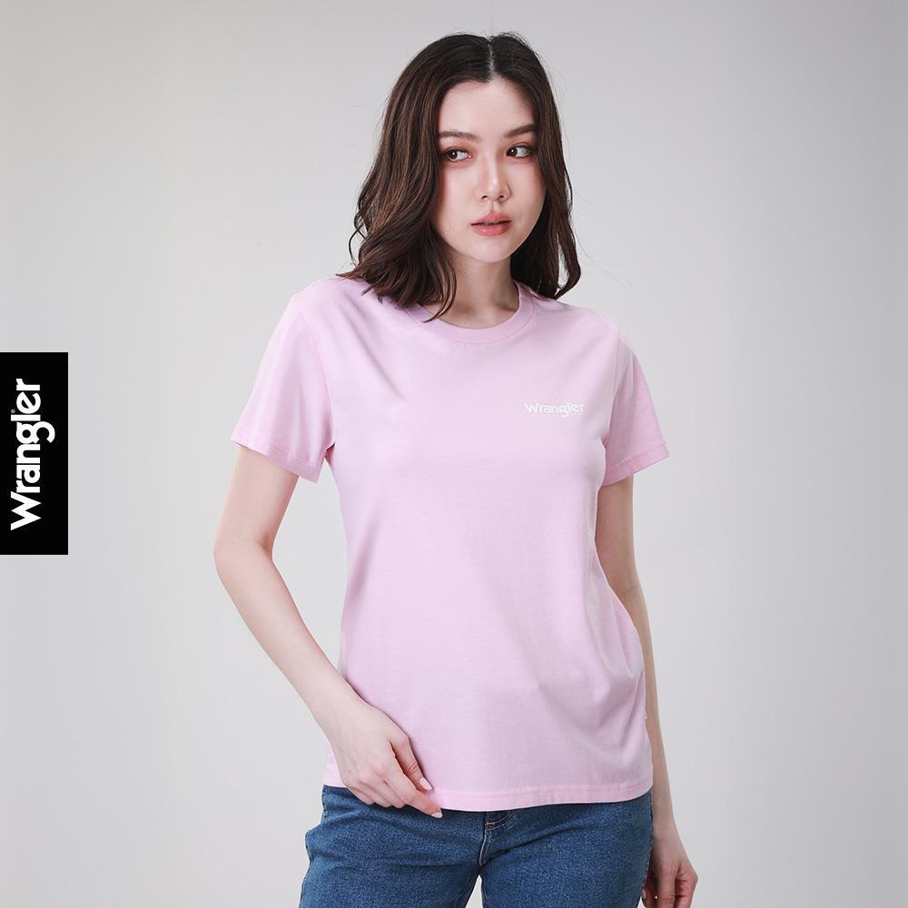 WRANGLER เสื้อยืดแขนสั้นผู้หญิง รุ่น WR SC26WTSSC12 สีชมพู