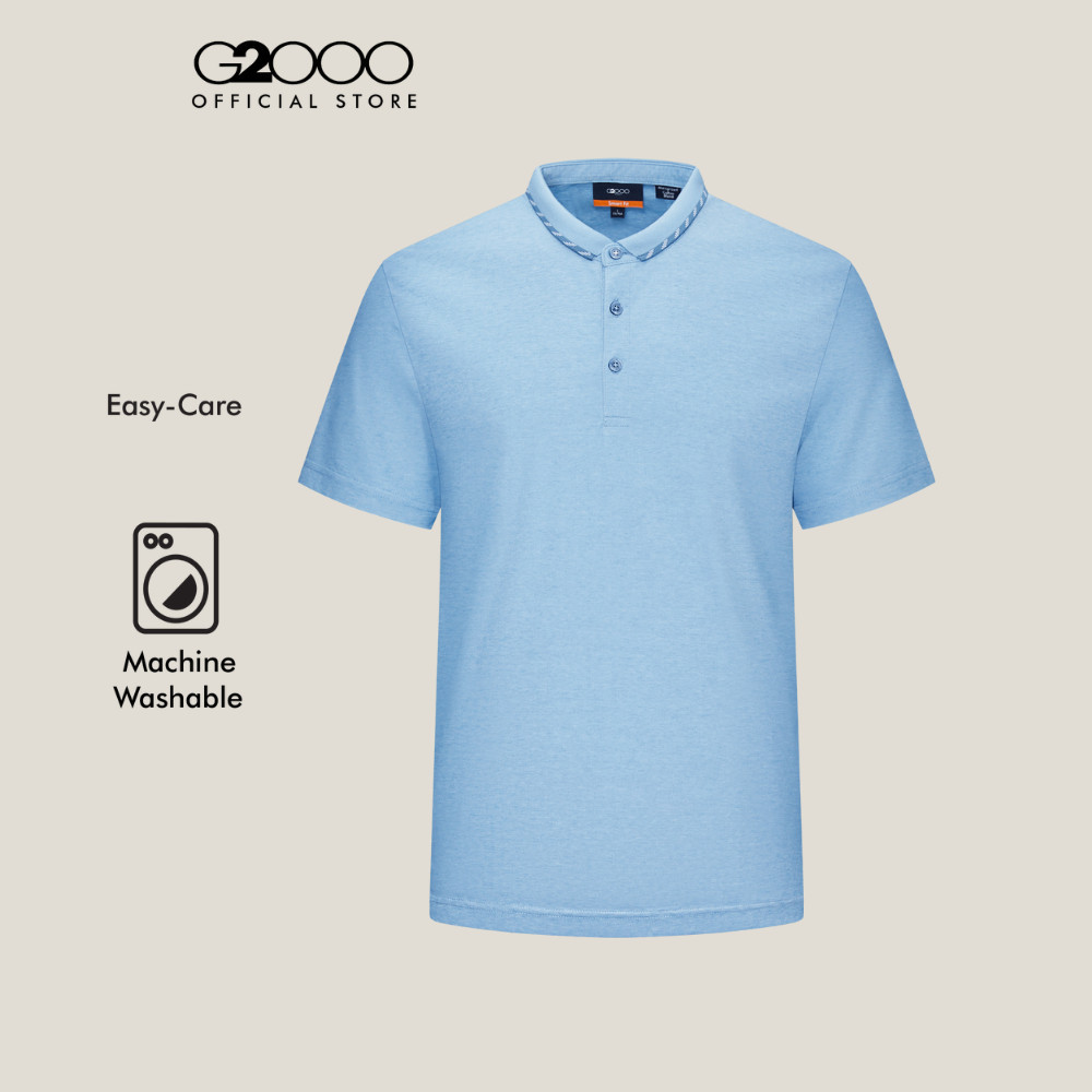 G2000 เสื้อโปโลสำหรับผู้ชาย Smart Fit รุ่น 5614303262 สีฟ้าสกายบลู