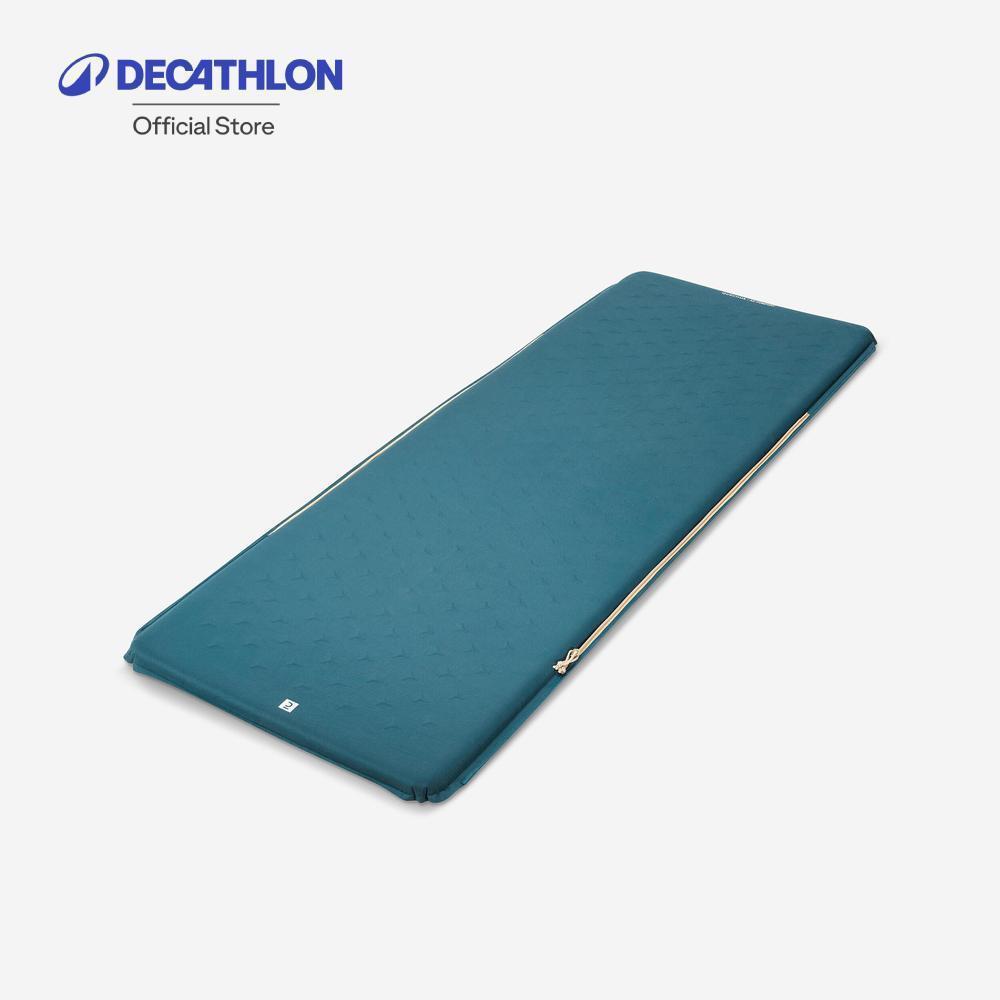 Decathlon Self-Inflating Camping Mattress Comfort ที่นอนพองลมอัตโนมัติสำหรับ 1 คน รุ่น Comfort ขนาด 65 ซม. - Blue