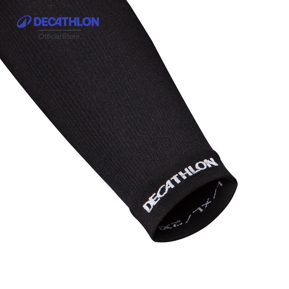 Decathlon Cycling Arm Cover UV Protect Pag Cn ปลอกหุ้มแขนกันรังสียูวี - Black