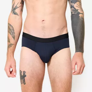Decathlon Men'S Breathable Briefs กางเกงชั้นในระบายอากาศได้ดีสำหรับใส่วิ่ง - Blue