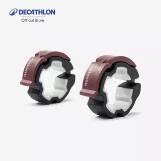 Decathlon Pair Of Weight Training Disc Collars ปลอกล็อคเวทสำหรับเวทเทรนนิ่ง 2 ชิ้น ขนาด 28 มิลลิเมตร - Black