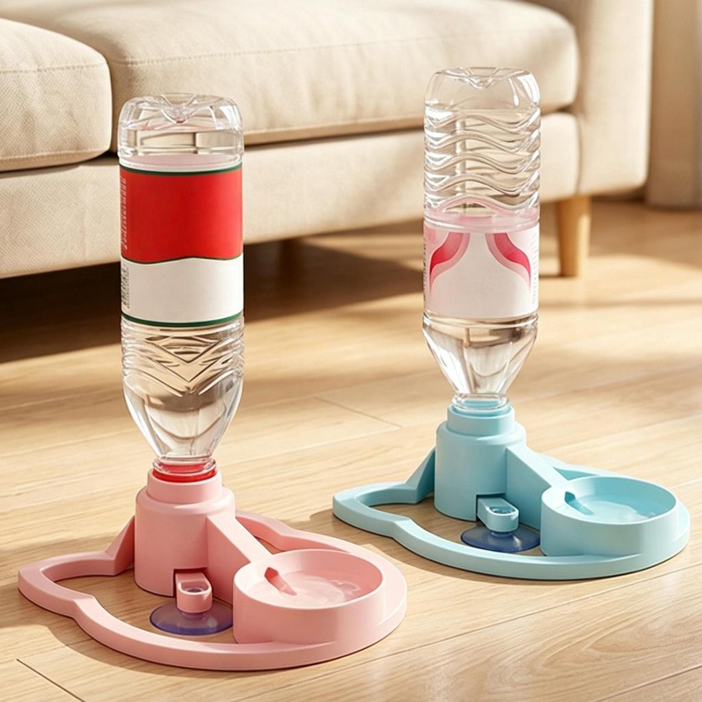 Gravity Pet Water Dispenser Stand ขาตั้งชามน้ําสัตว์เลี้ยง Refill Auto Pet Drinking Dispenser Statio