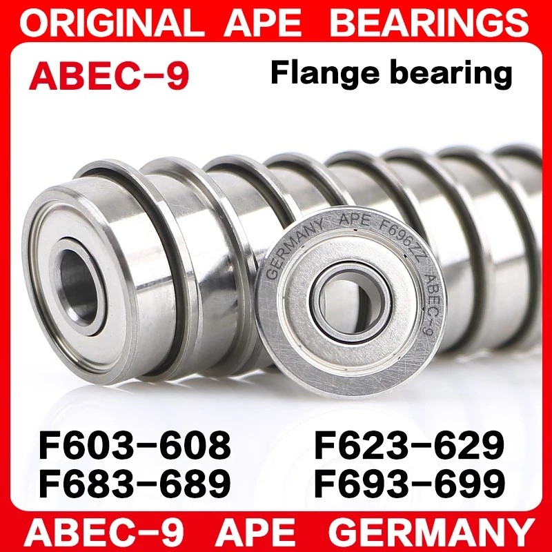 5/10pcs ABEC-9 แบริ่งหน้าแปลน F683 F608 F684 F685 F686 F688 F693 F694 F695 F696 F698 F604 F605 F606 